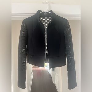 Alo Yoga Scuba Cropped Shell Jacket Mesh - Size S!